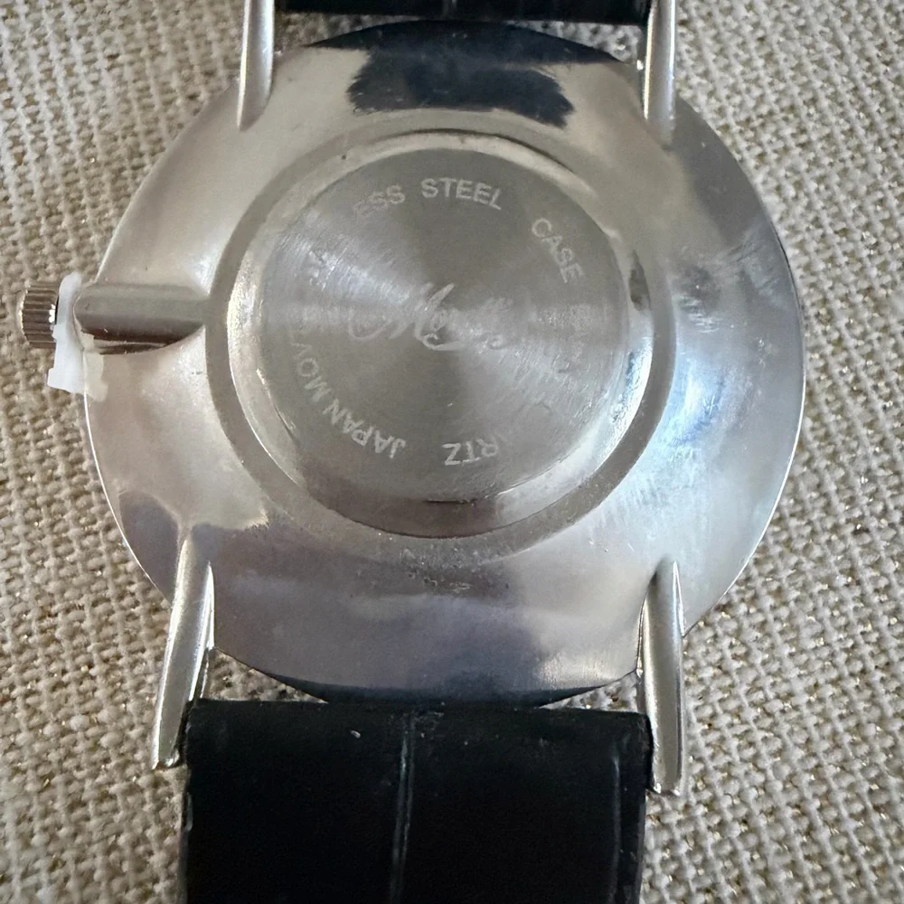 Moretti Silver Dial Quartz Watch  -  Works I just installed a new battery!